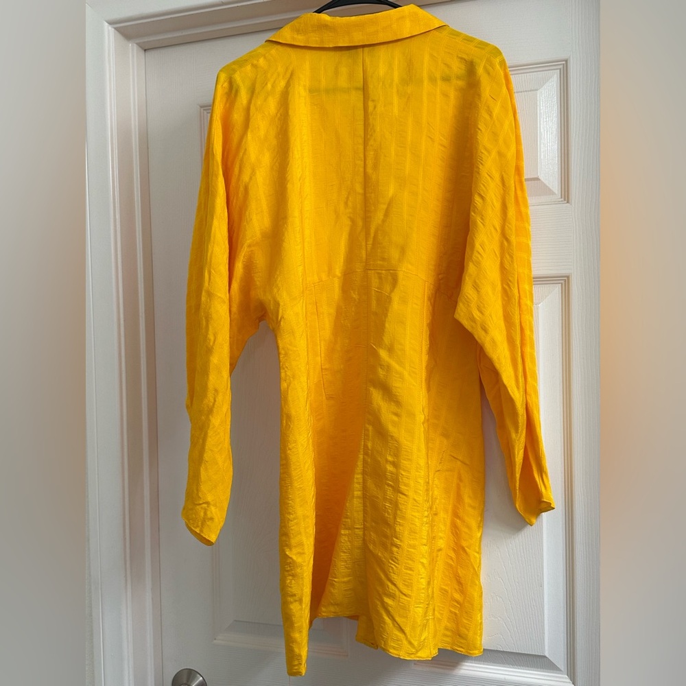 ASOS Yellow Shirt Dress - Picture 3 of 4